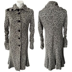 VINTAGE LEOPARD PRINT STATEMENT TRENCH